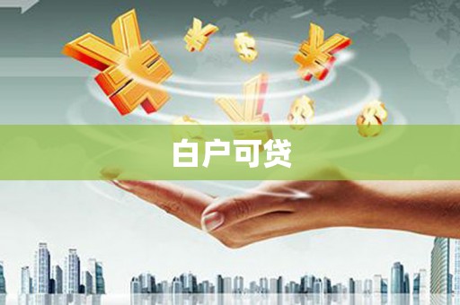 称多白户可贷
