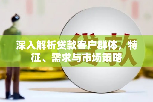 称多深入解析贷款客户群体，特征、需求与市场策略