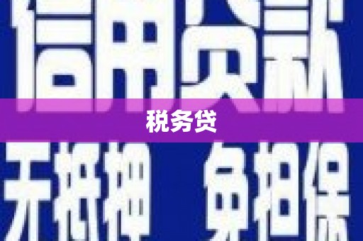 称多税务贷