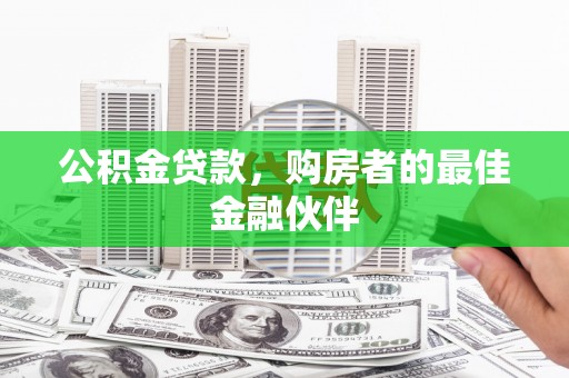 称多公积金贷款，购房者的最佳金融伙伴