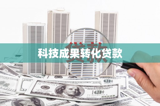 称多科技成果转化贷款