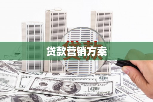称多贷款营销方案