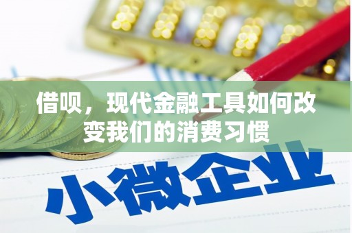 称多借呗，现代金融工具如何改变我们的消费习惯
