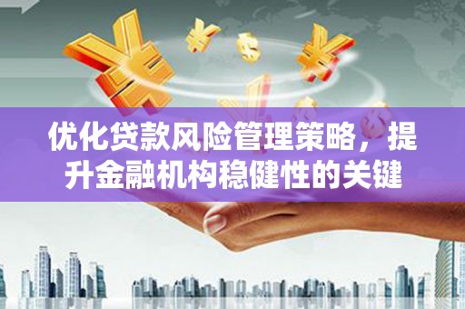 称多优化贷款风险管理策略，提升金融机构稳健性的关键
