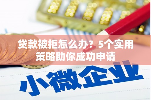 称多贷款被拒怎么办？5个实用策略助你成功申请