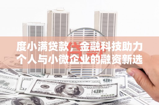称多度小满贷款，金融科技助力个人与小微企业的融资新选择