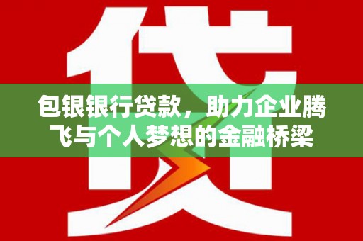 称多包银银行贷款，助力企业腾飞与个人梦想的金融桥梁