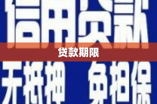 称多贷款期限