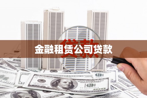 称多金融租赁公司贷款