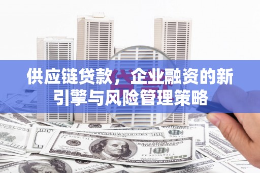 称多供应链贷款，企业融资的新引擎与风险管理策略