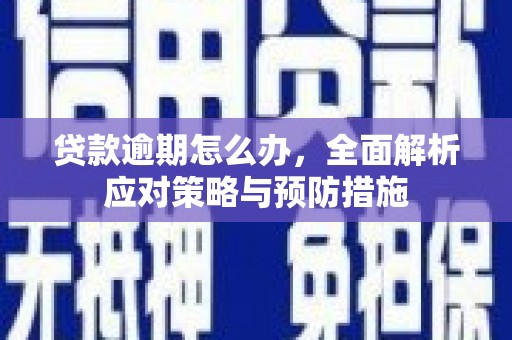 称多贷款逾期怎么办，全面解析应对策略与预防措施