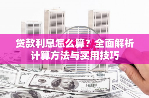 称多贷款利息怎么算？全面解析计算方法与实用技巧
