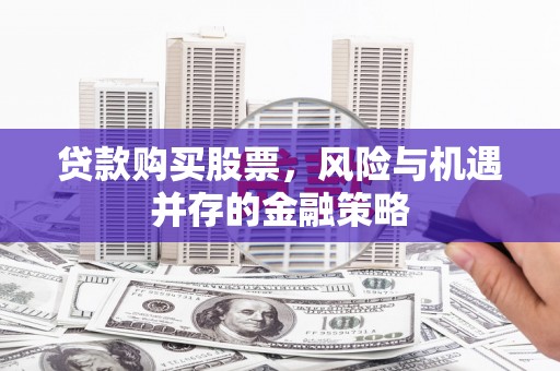 称多贷款购买股票，风险与机遇并存的金融策略