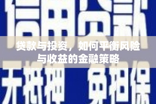 称多贷款与投资，如何平衡风险与收益的金融策略