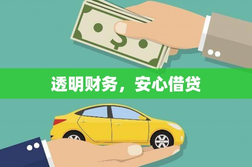 称多透明财务，安心借贷