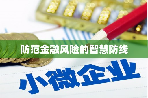 称多防范金融风险的智慧防线