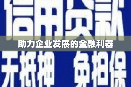 称多助力企业发展的金融利器